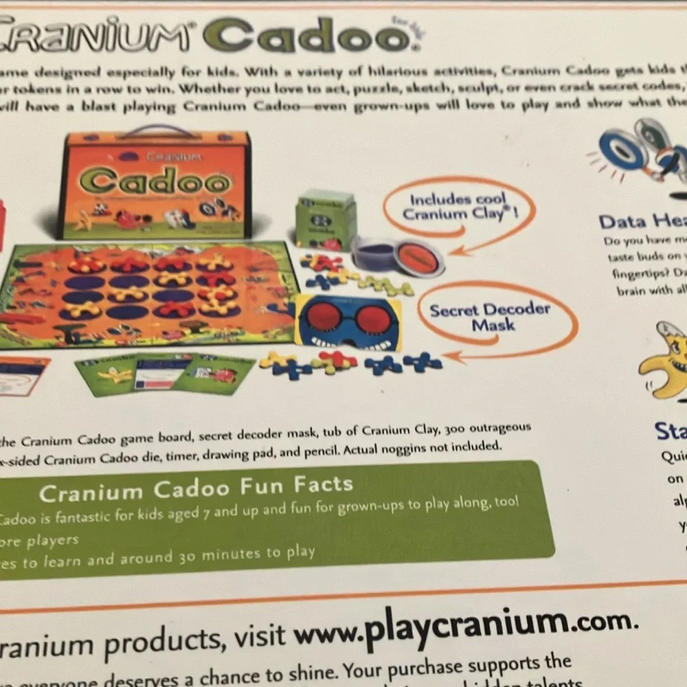 Cranium cadoo game